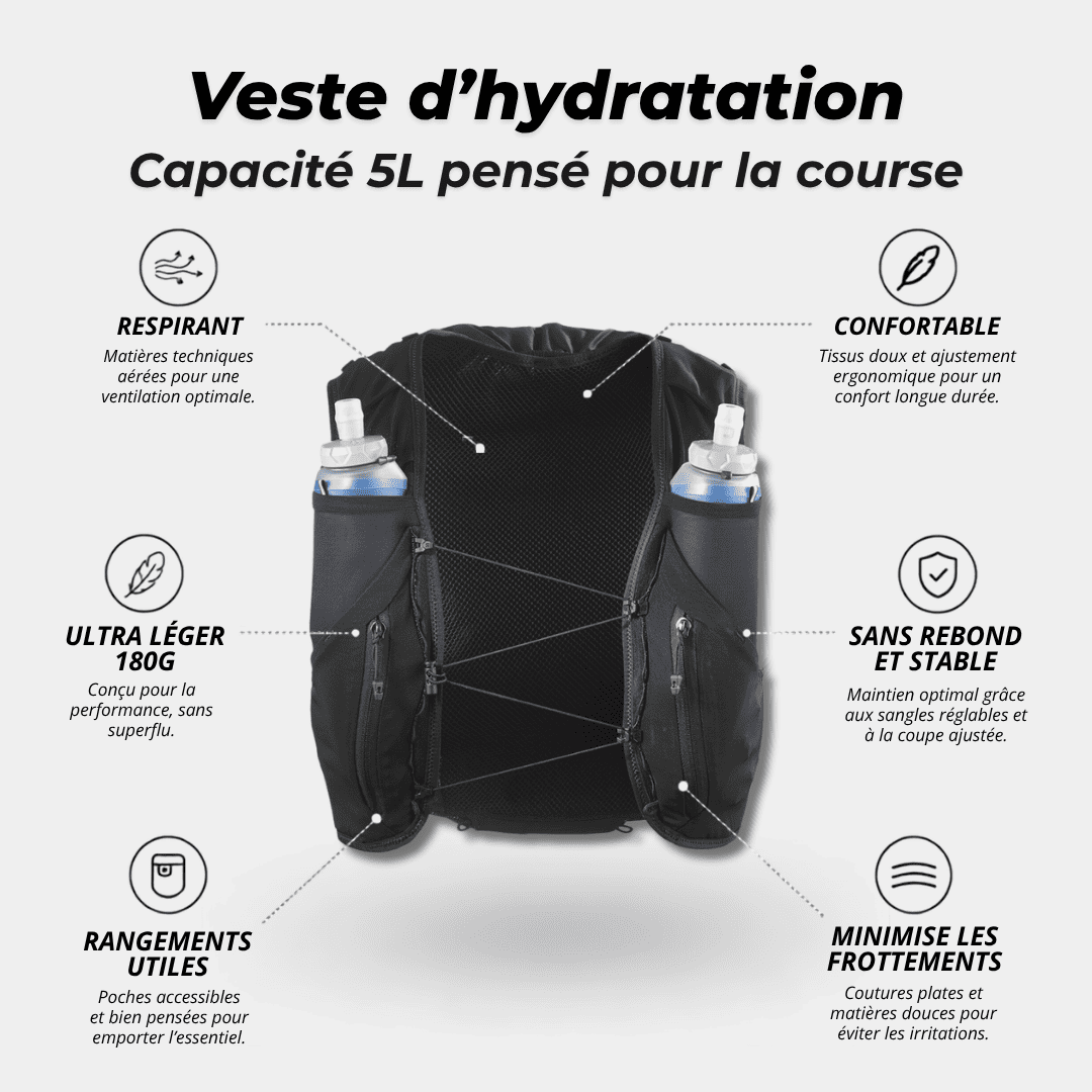Veste d’hydratation de running APEX 5