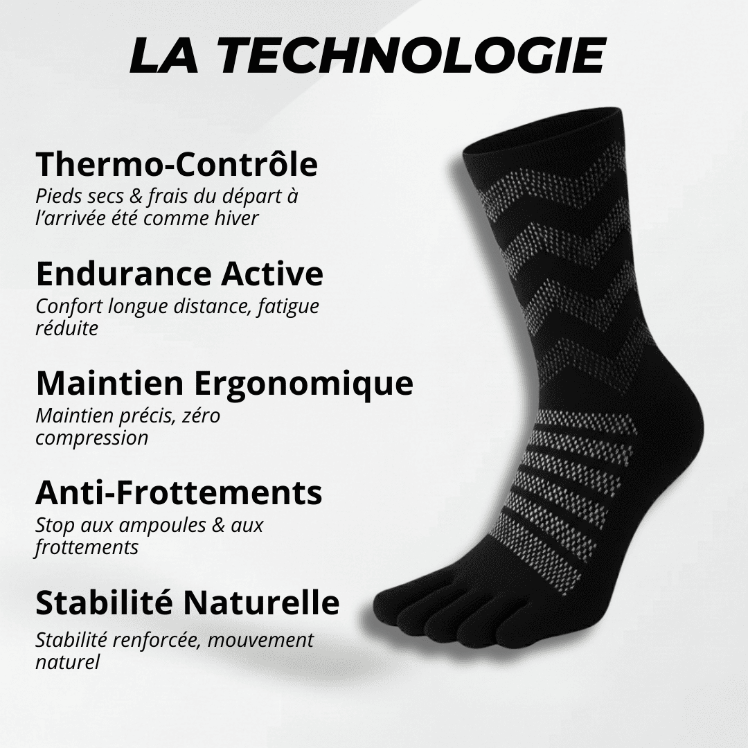 Chaussettes Anti-Ampoules en Laine Mérinos