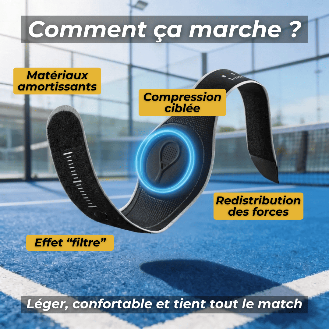 Coudière anti-vibrations padel
