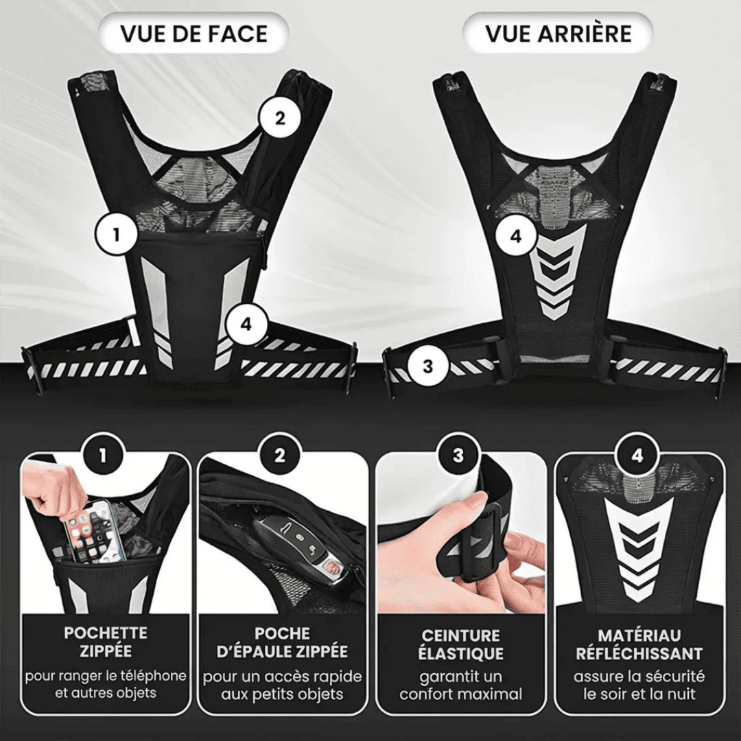 Gilet de course Ultra-léger