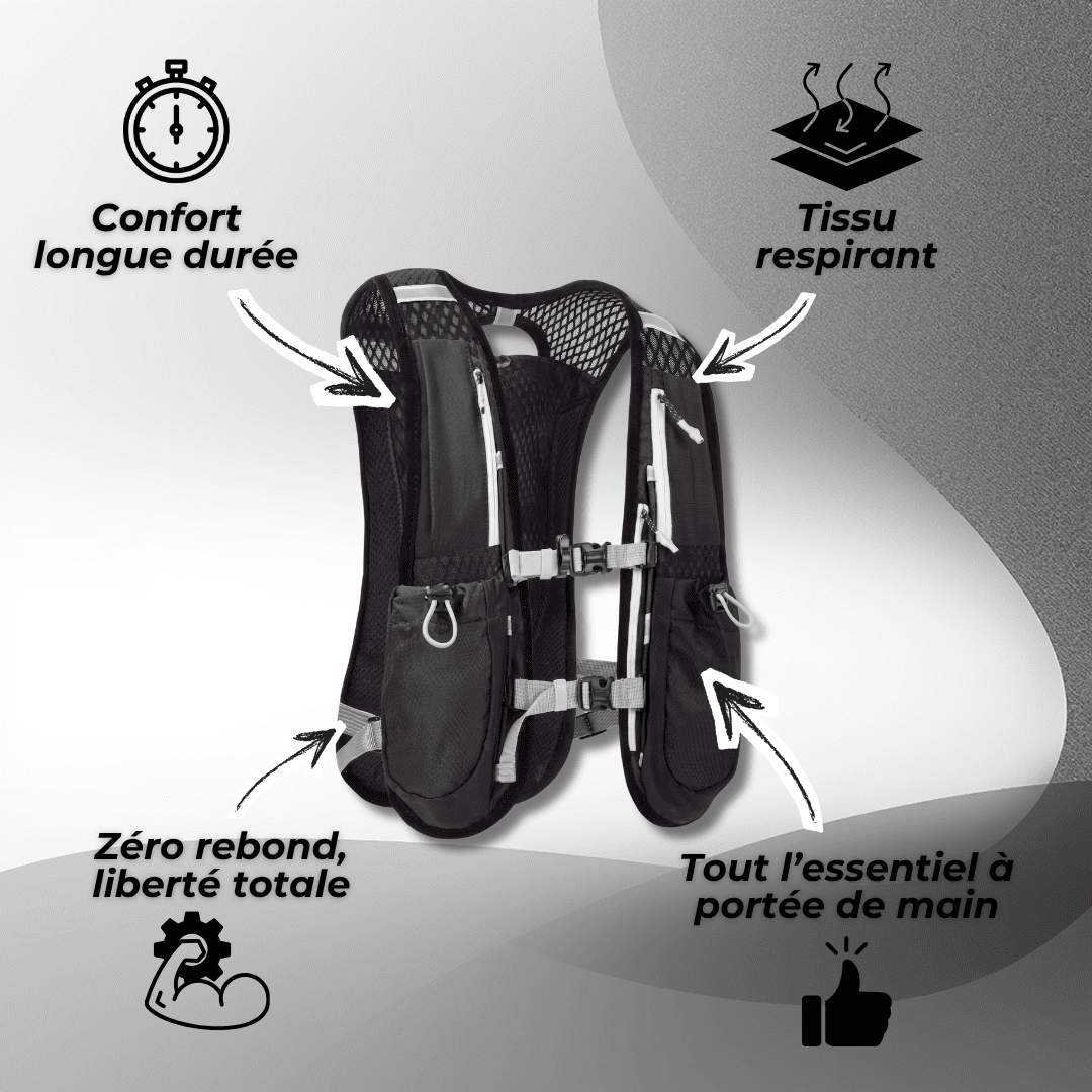 Veste d'hydratation ultra-légère