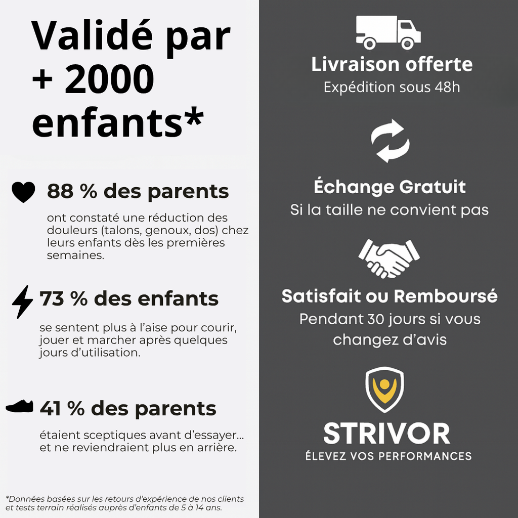 Semelles confort enfant | Technologie CloudStep™