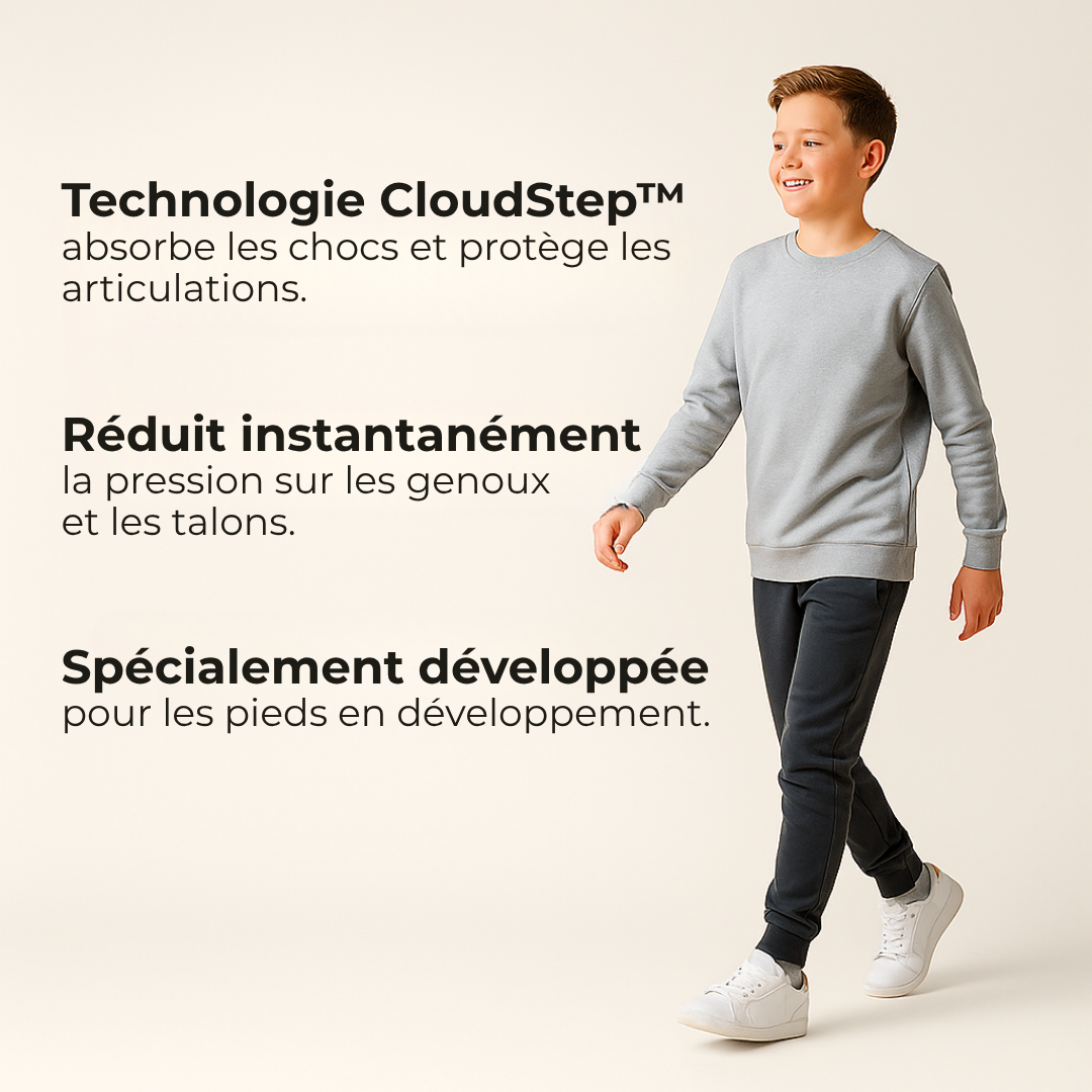 Semelles confort enfant | Technologie CloudStep™