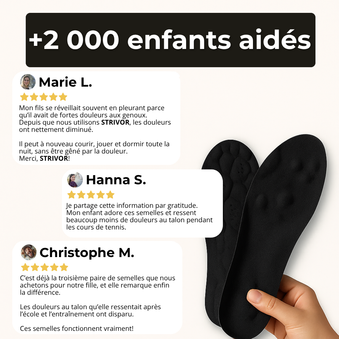 Semelles confort enfant | Technologie CloudStep™
