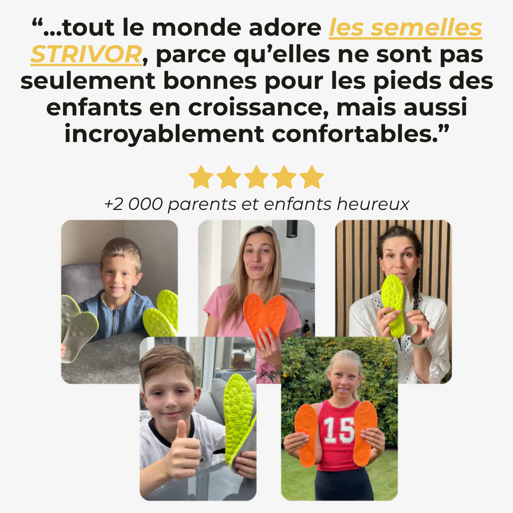 Semelles confort enfant | Technologie CloudStep™